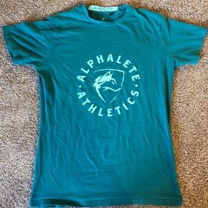 Alphalete Athletics Men’s Teal Small T Shirt